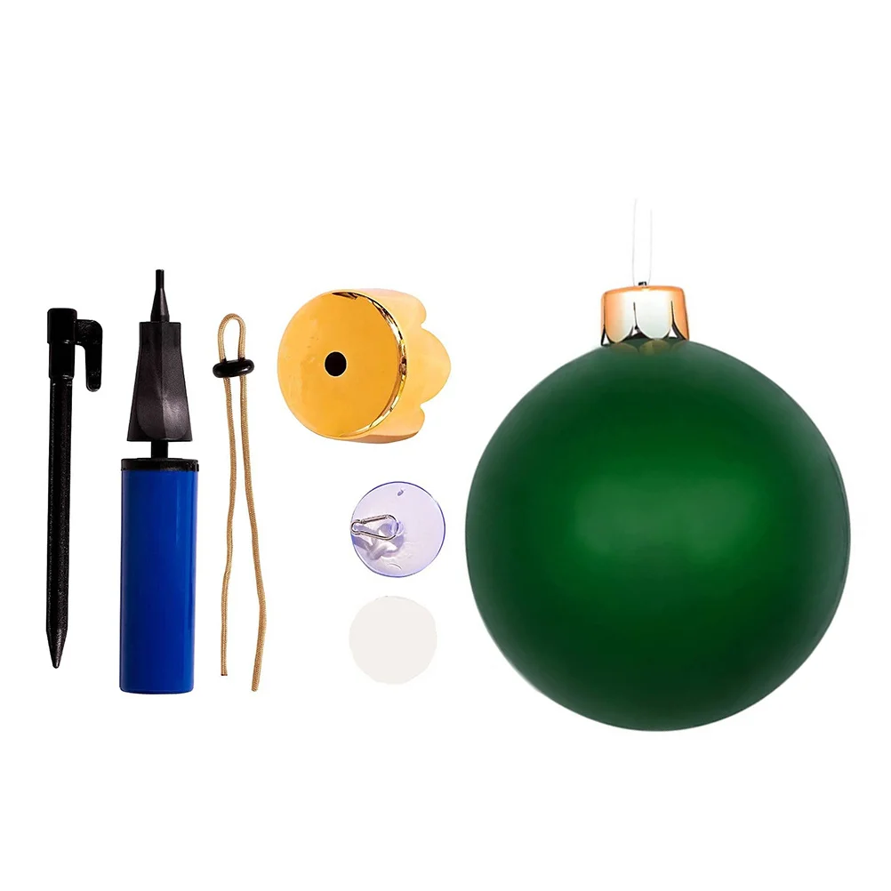 

Inflatable Christmas Ball Large PVC Vintage Decoration Holiday Outdoor Ornament Christmas Inflatable Ornament Ball Decoration