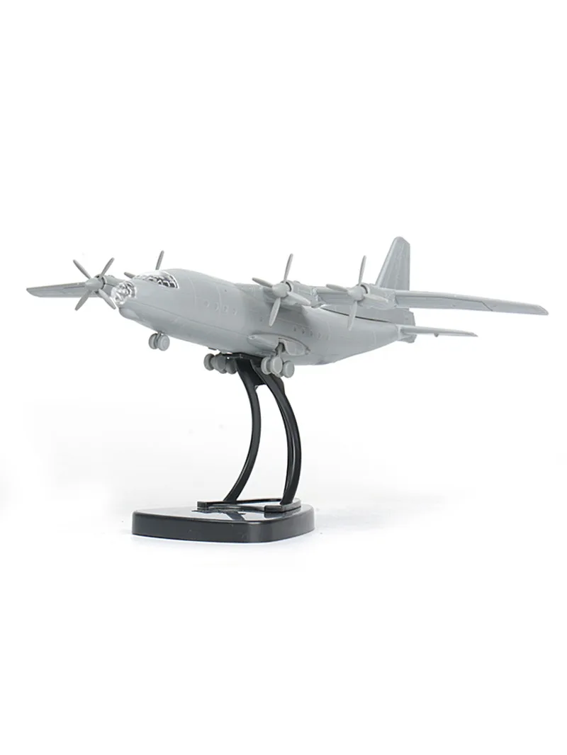 4D 1/144 Antonov An-12 Military Transport Aircraft Plastic Assembly Puzzle Model Toy Airplane