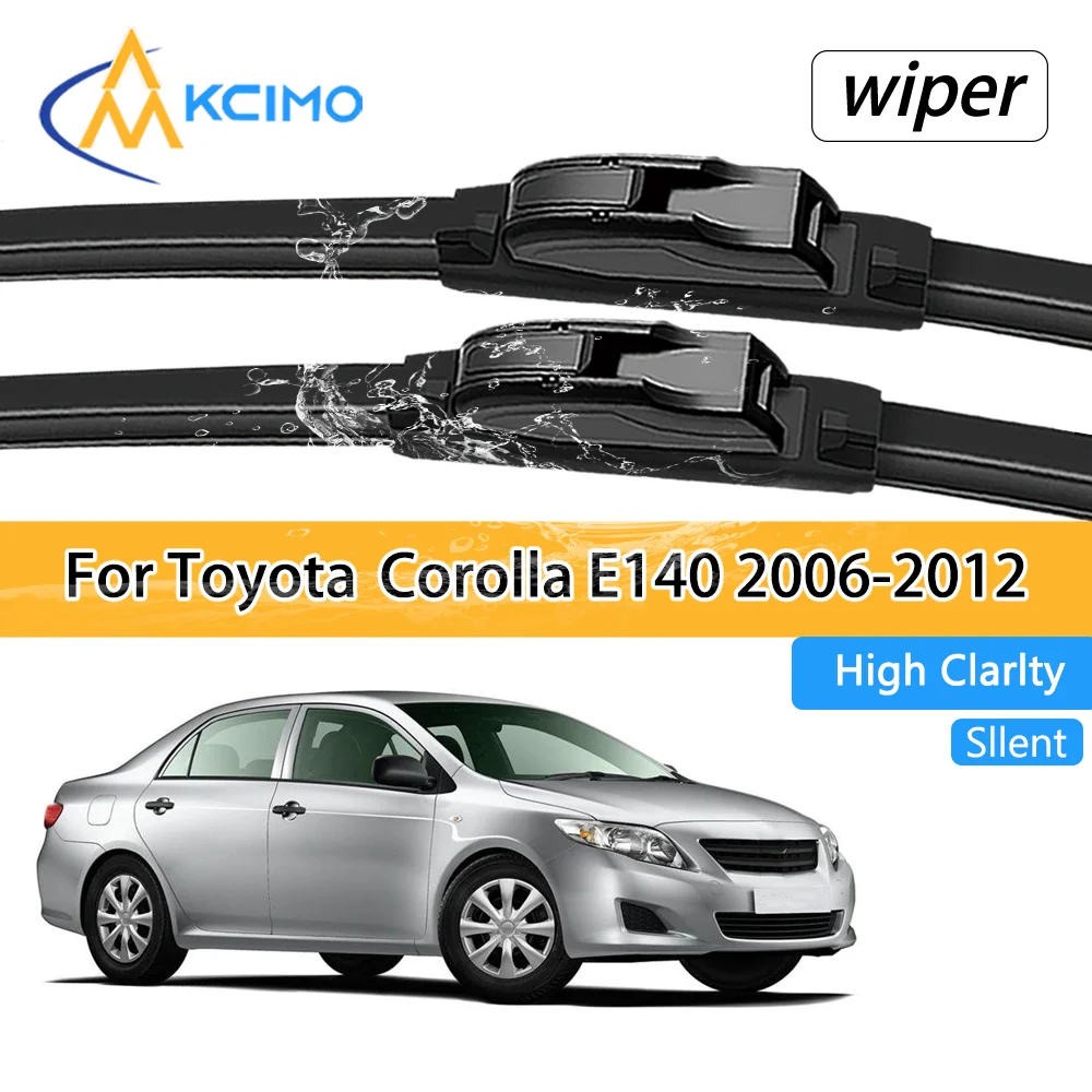 

For Toyota Corolla E140 2006-2012 Cars Premium Front Windscreen Wiper Blades Quiet Durable All-Weather Auto Window Accessories