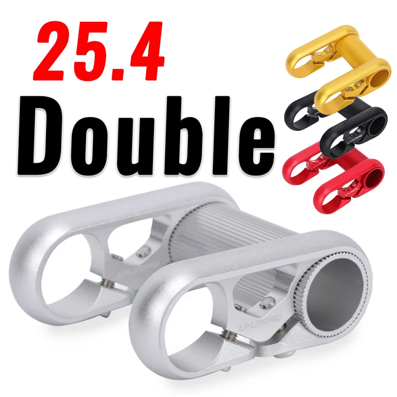 

Litepro 25.4mm Double Stem Adjustable Handlebar Riser Bicycle Direct Mount Stem for Brompton 412 SP8 Folding Bike