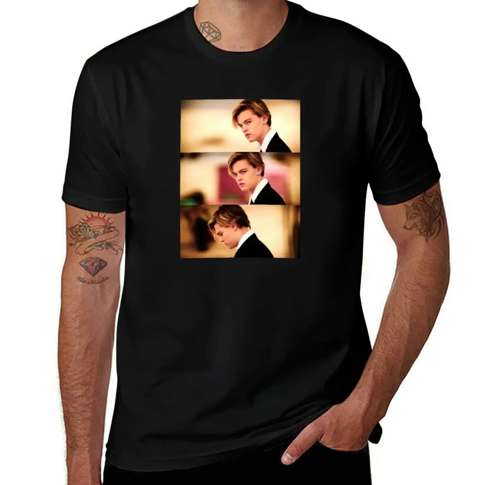 

leo (romeo and juliet) T-Shirt cotton t shirts high quality man t shirts cotton T-Shirt