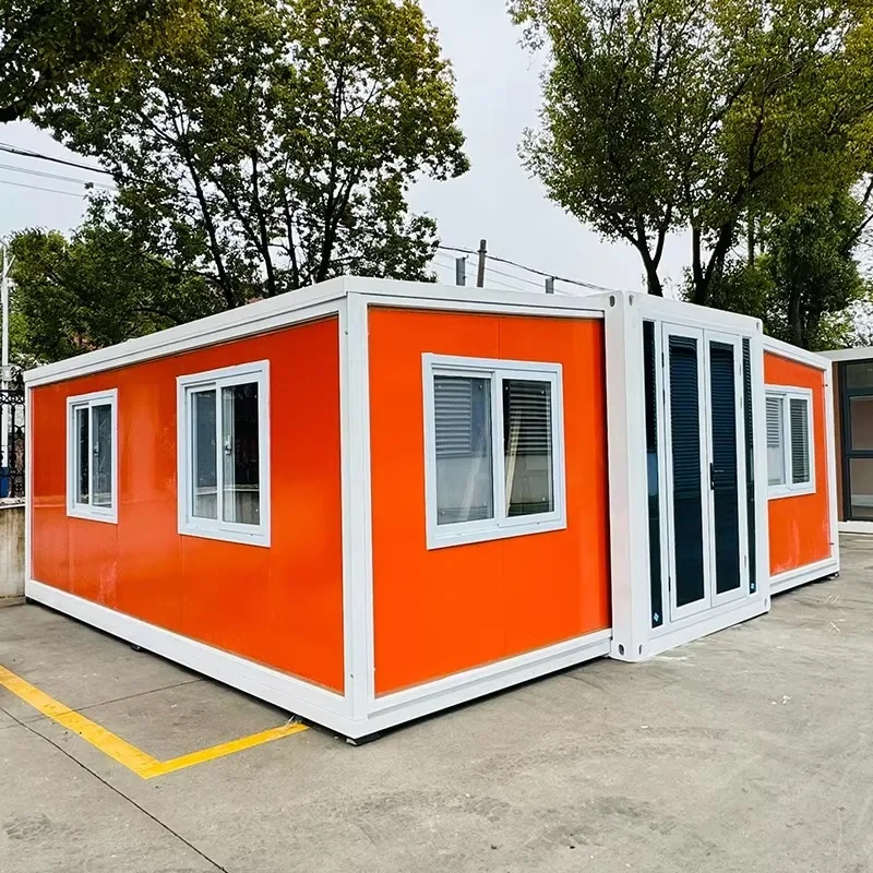 20/40ft Expandable Folding Container Room Double Wing Expansion Container House Prefabricated Mobile Home Tiny House
