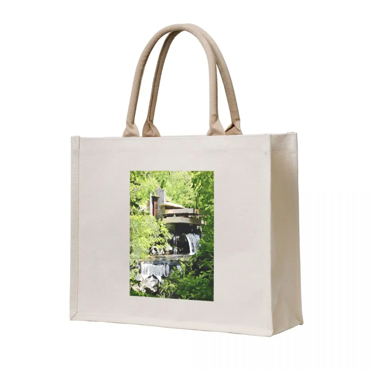 

Fallingwater - Frank Lloyd Wright Tote Bag Handbags Custom bag Shopper handbag