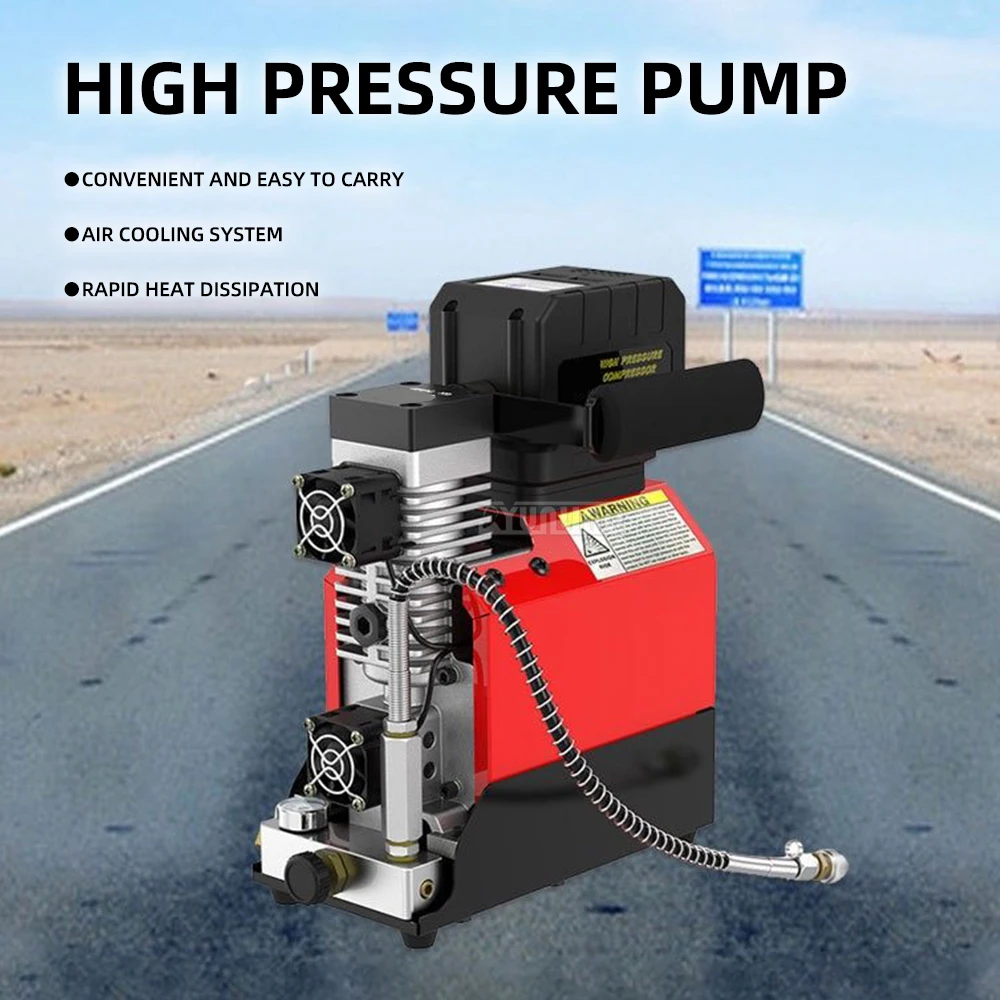 

18V Cordless 30MPA Air Compressor, Portable High Pressure Pump for Off-Road and Industrial