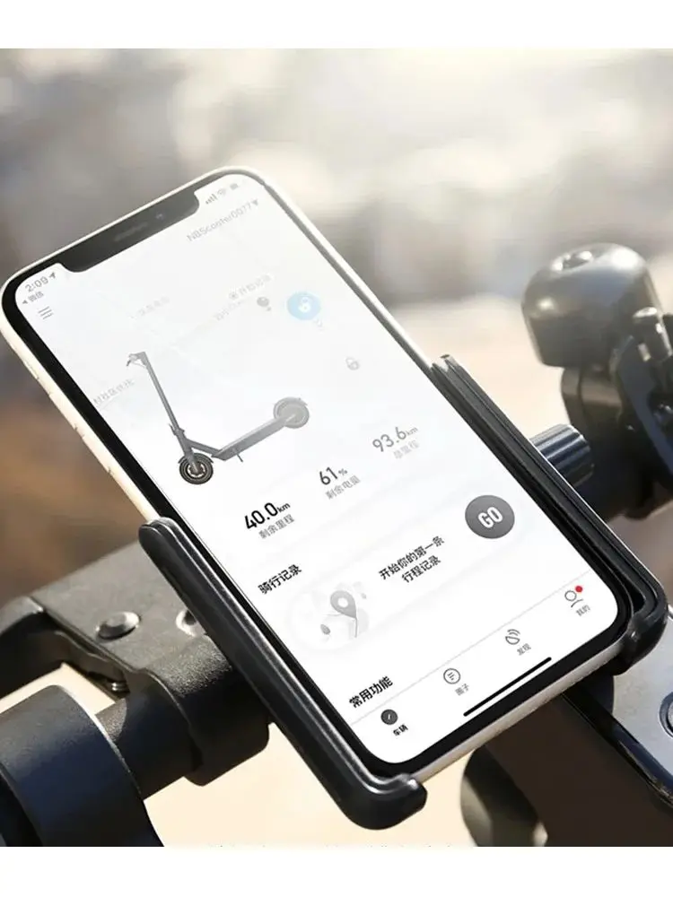 AliExpress Xiaomi Original Ninebot Scooter Handlebar Phone Holder Suitable for Electric Scooter F20 G30 Max Bicycle Motorcycle Kickscooter Stand
