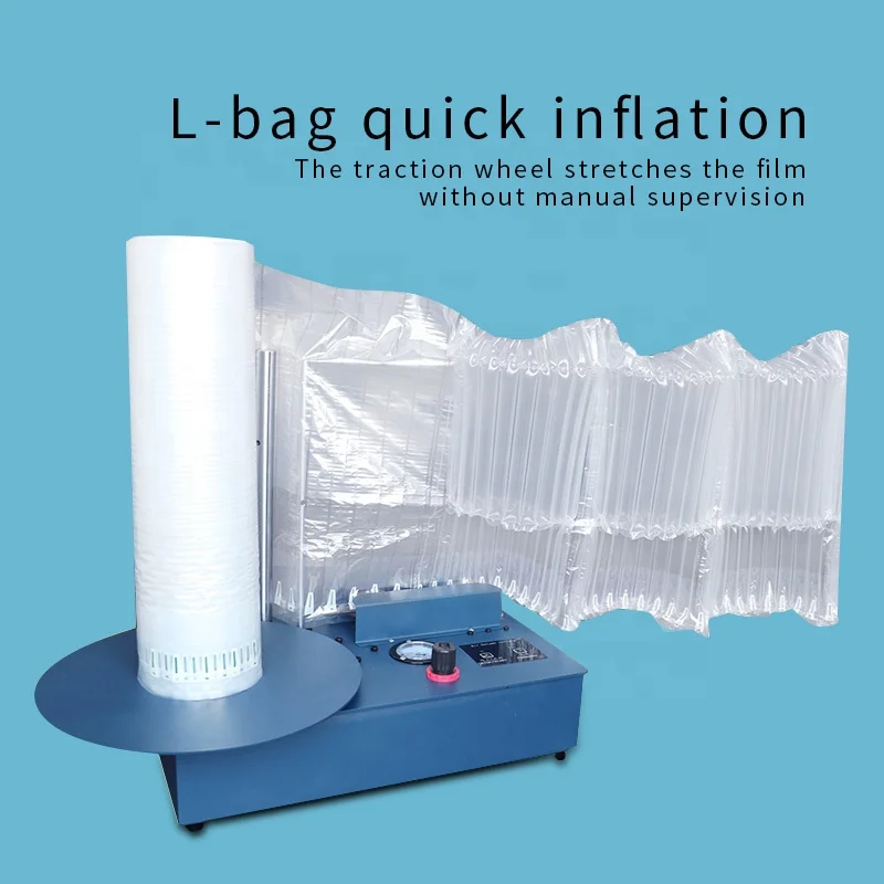 Hongdali Air Cushion Bag Bubble Roll Wrap Air Cushion Roll Protective Film Making Air column Inflator Filling Machine