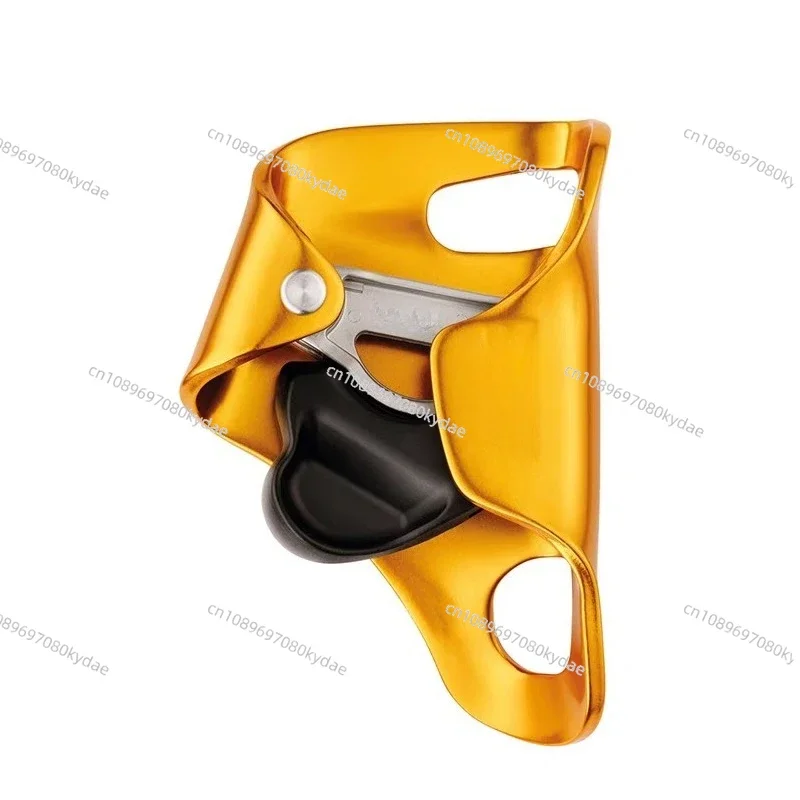 Rope Ascender Chest Harness Hand-Free Caving Climbing Gear for Rock Descent Rappelling Canyoning Spelunking