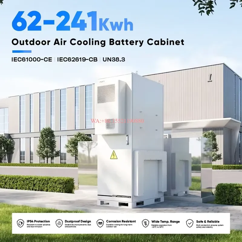 WMWMNU for DAH Solar HVC Series 215kWh 241kWh Outdoor Battery Cabinet Air Cooling IP55 Lifepo4 Commercial Industrial Energy