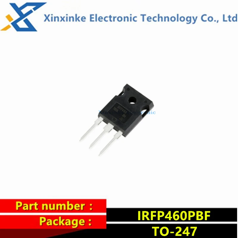 

5PCS IRFP460PBF TO-247 N-Channel 500V/20A MOSFET