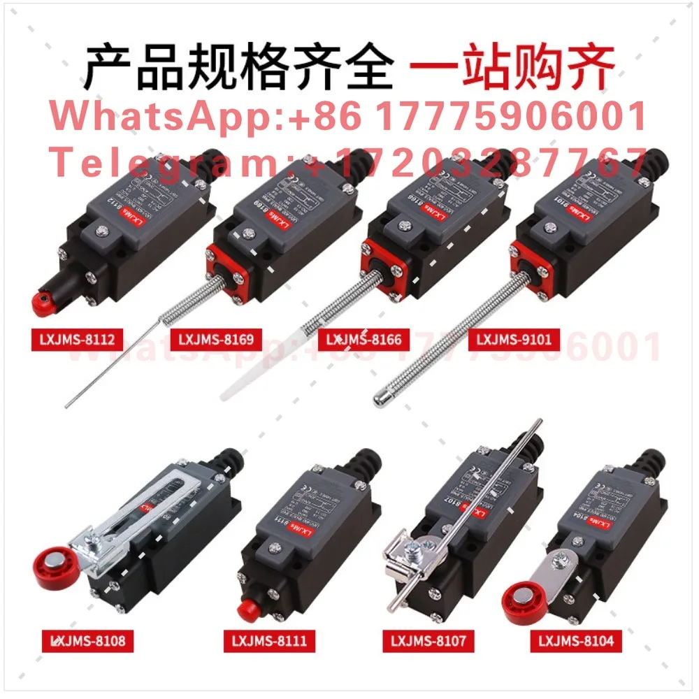 Delixi Stroke Switch LXJMs-8108 Limit Switch Self-Reset Roller Touch Micro Touch Limiter