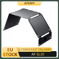 AFERIY AF-SL30 30W Portable Solar Panel, 25% Efficiency, ETFE-Laminated Design, IP65 Waterproof, Dual Fast-Charge Outputs