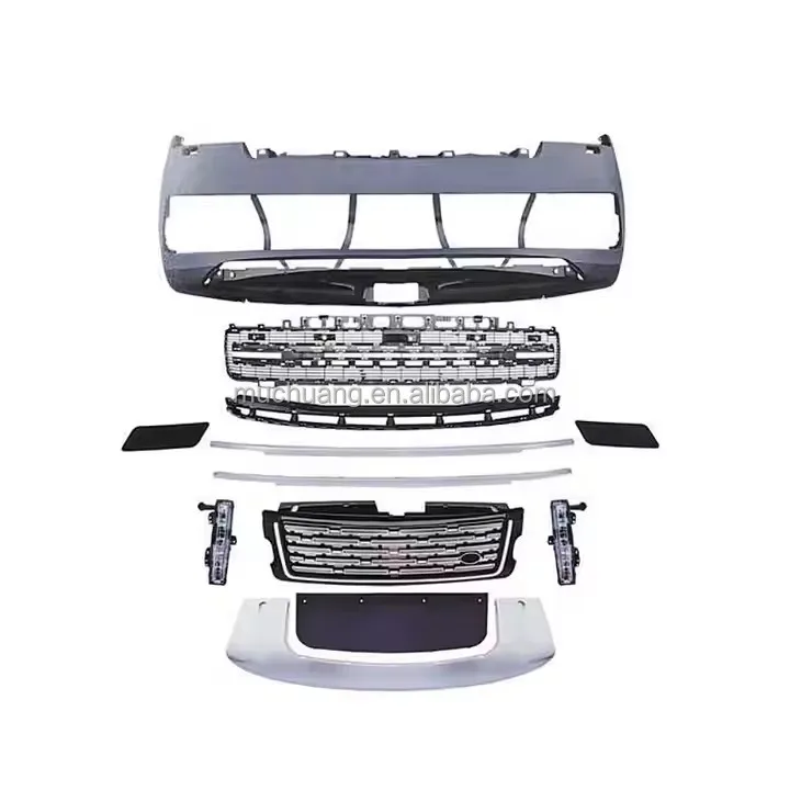

FOR for Range-Rover 18-22 RR VOGUE Front Bumper Assy/23 Look Car Body Upgrade Kit Manufacturer's Bumper & Grille
