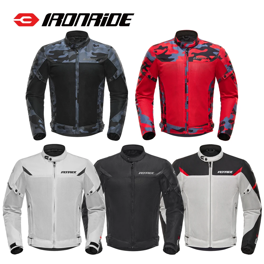 

2025 New Motorcycle Jacket Summer Breathable Fall Proof Wear Resistant Off Road Motorcycle Jacket Reflective Riding Jacket