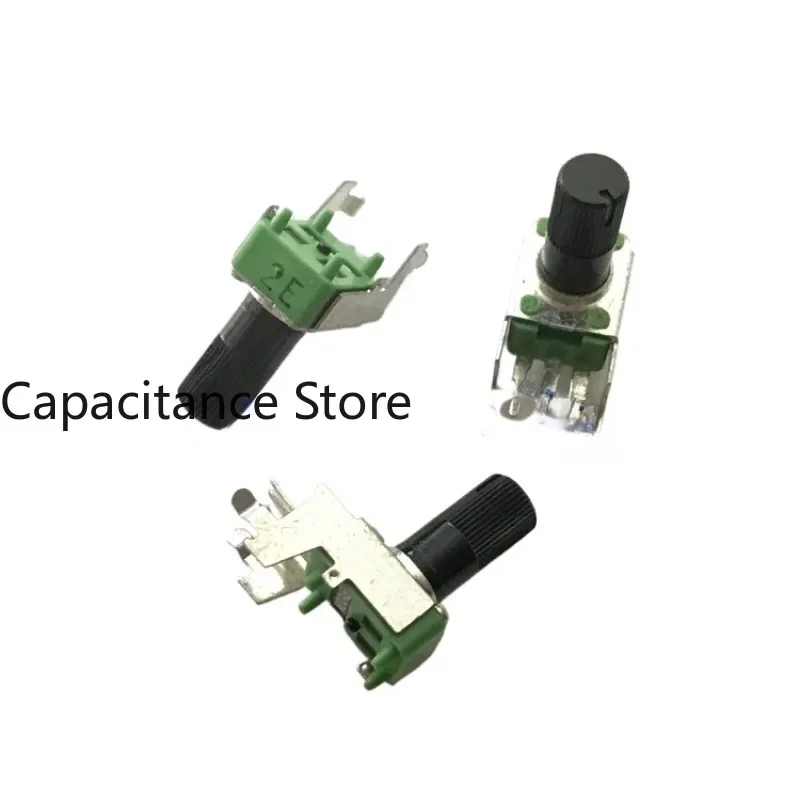 

5PCS RK09K horizontal rotary potentiometer single B100K axis length 13MM volume