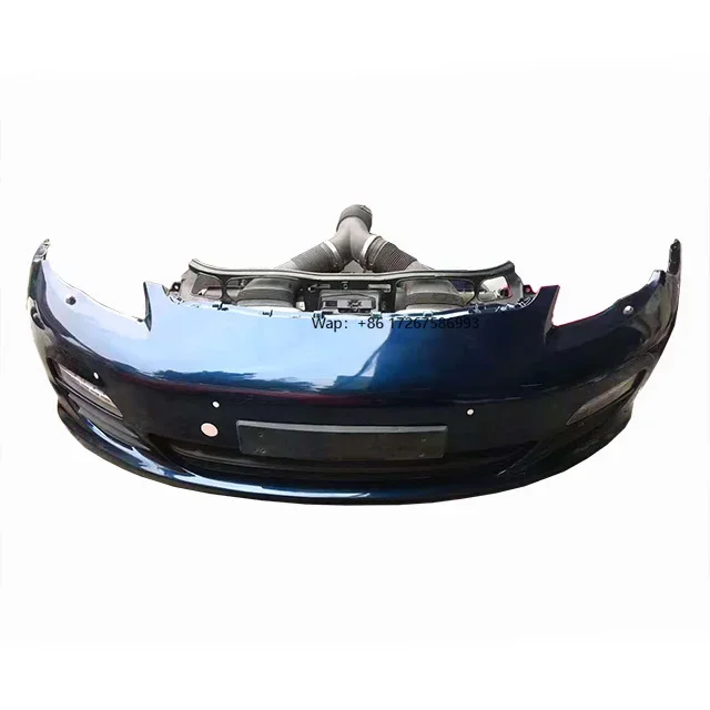 

For 2012-2015 Panamera 970 Front Bumper Radiator Fan Parking Sensor Grille Headlight