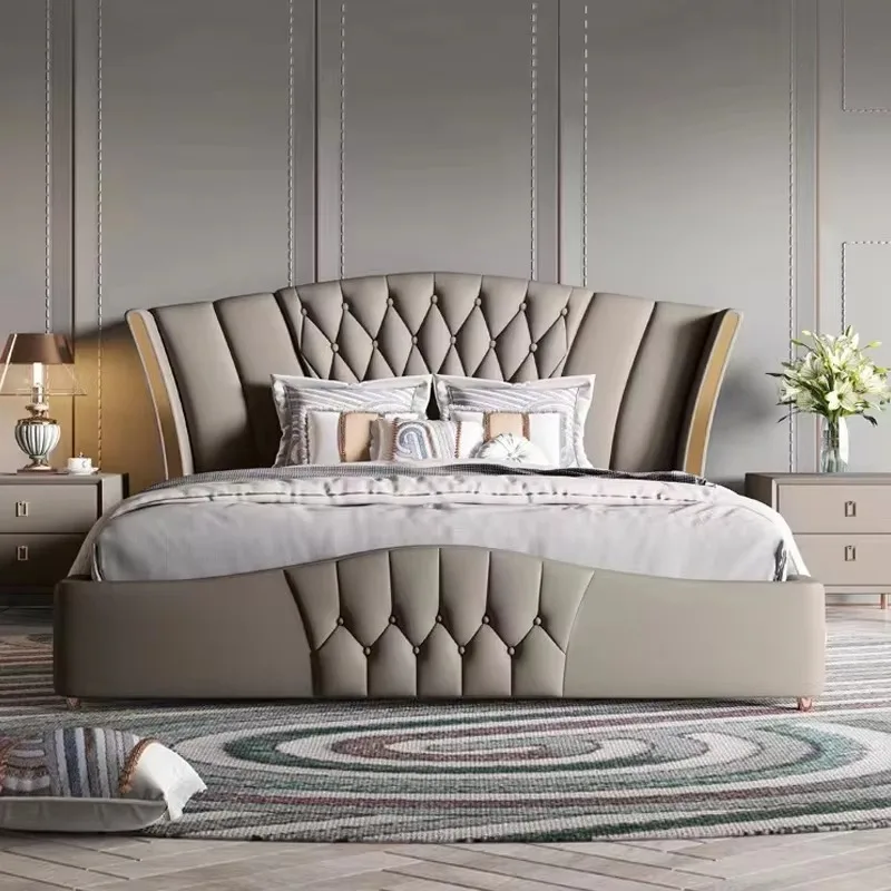 Modern Size Bedroom Set Hotel Bed Set Furniture Wood Bedroom Furniture Luxury King Size Bed