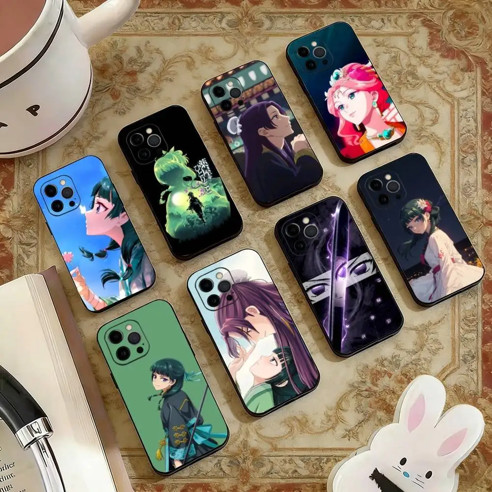 

MM-Maomao Phone Case For iPhone 17, 16,15,14,13,12,11 Plus,Pro Max, Others Soft Black Cover