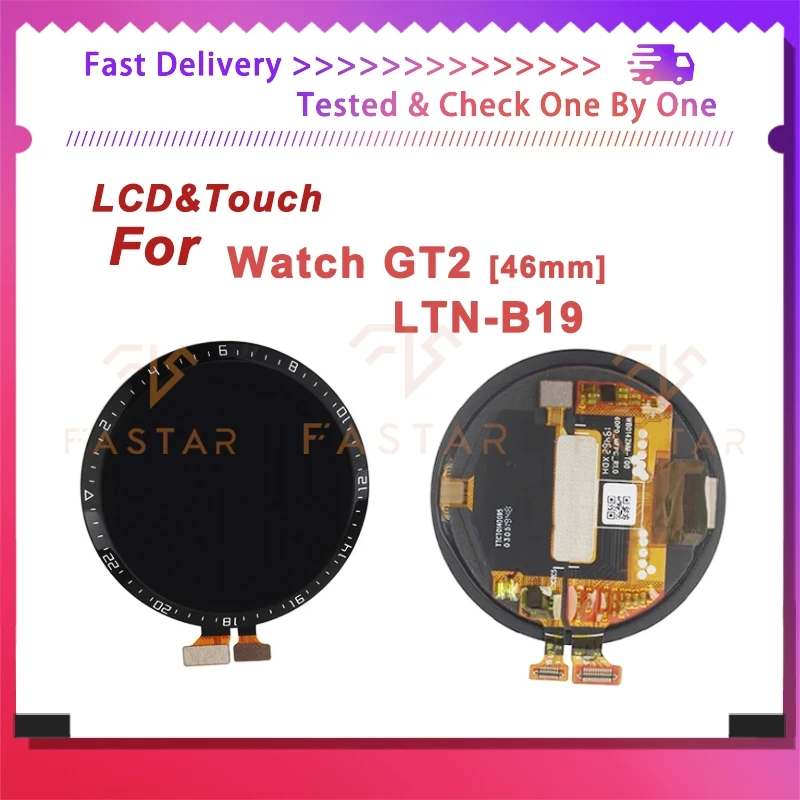 

GT2 For Huawei GT2 LTN-B19 LCD Display Touch Digitizer Assembly Replacement Phone Screen watch GT2 46mm lcd