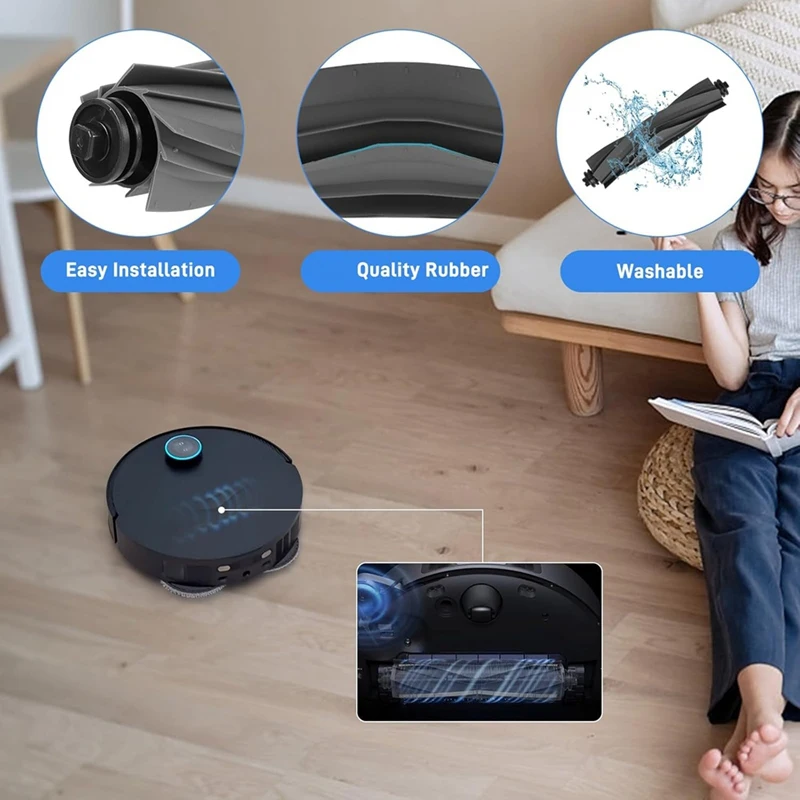 X17A 2025 НОВЫЙ набор аксессуаров для Dreame L10s Pro Ultra Heat, основные щетки, фильтры, кромковые щетки, мешки для пыли