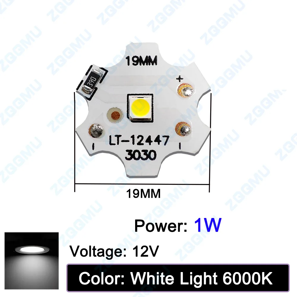 ミニLEDスポットライト,1w,3w,5w,7w,12v,24v,smd,2835, 5730チップ,19mm, 32mm 48mm