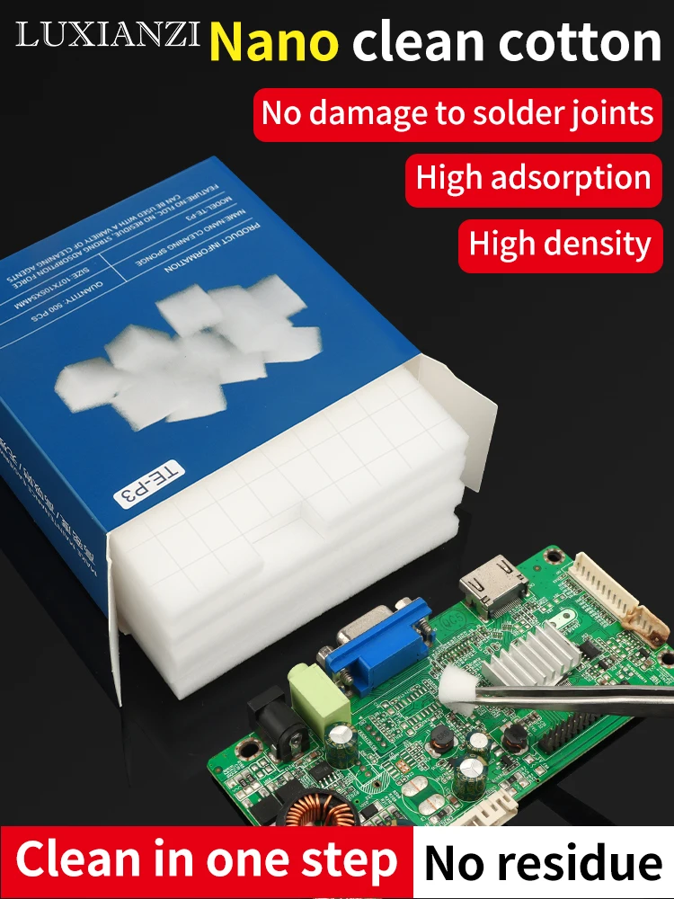 

Волшебная губка-ластик LUXIANZI: Нано-губки для эффективной уборки кухни, офиса, ванной комнаты. Белая меламиновая губка.