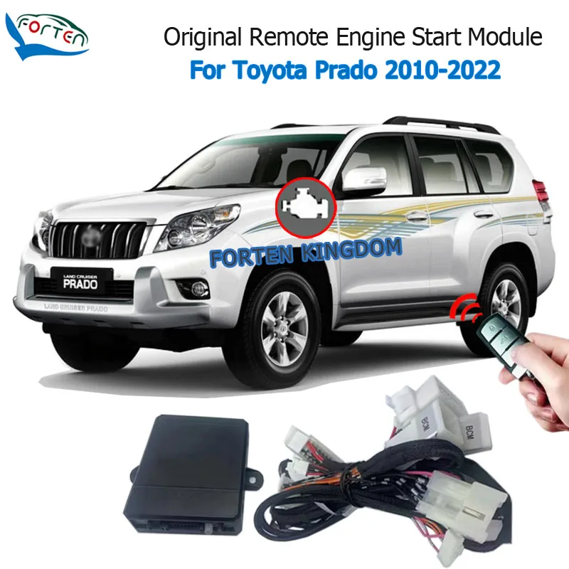 Car Remote Engine Start System Module For Toyota Prado 2010-2022 Plug and Play