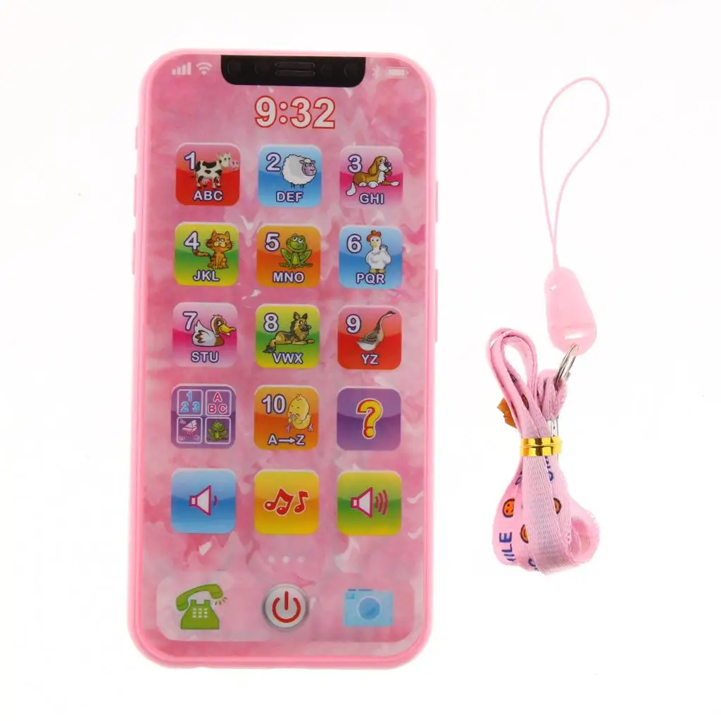 Multifunctionele telefoon met aanraakscherm Engels leermachine kinderen spelen