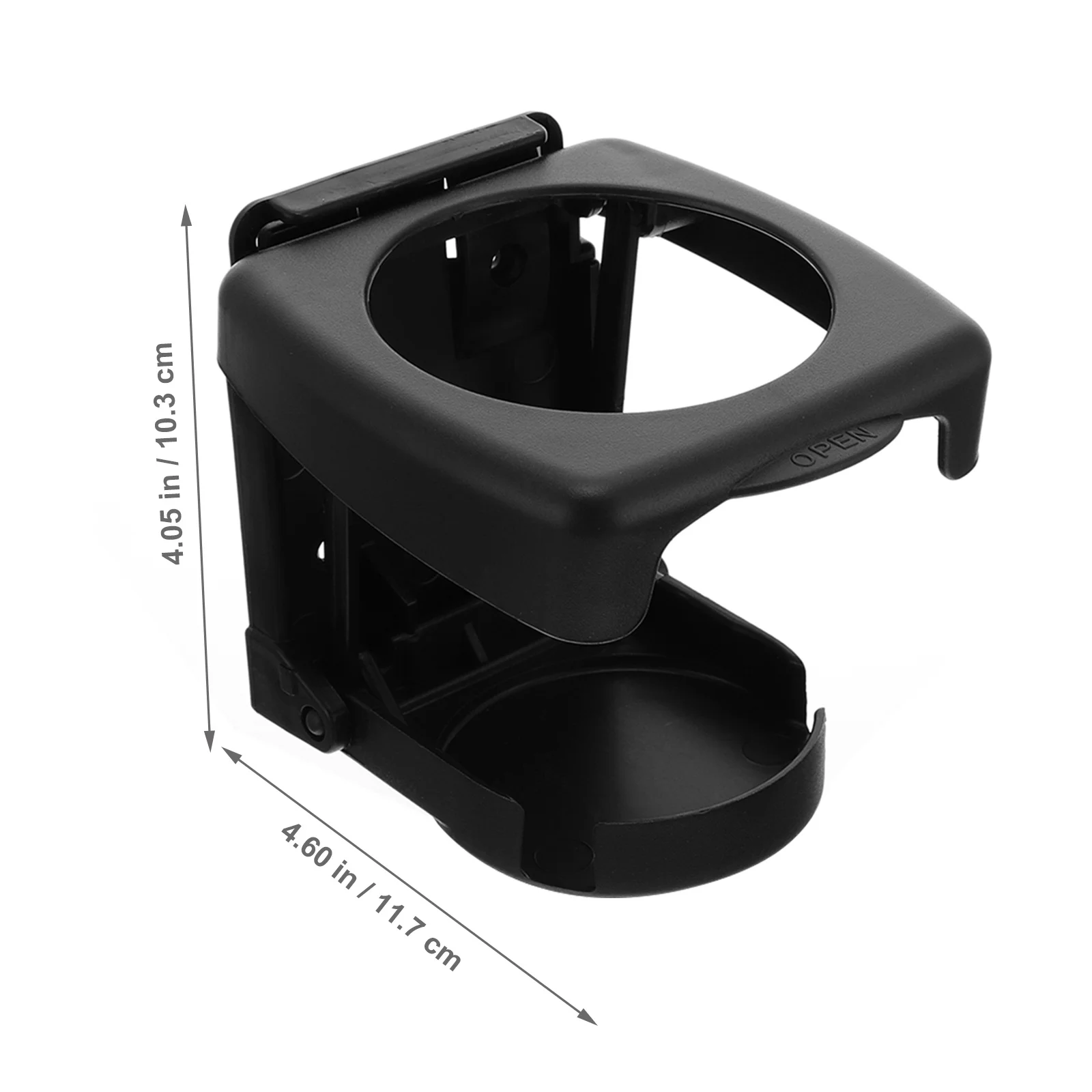 

2Pcs Folding Car Cup Holder Sturdy Classic Design Easy Install Automotive Bottle Container Compact Storage