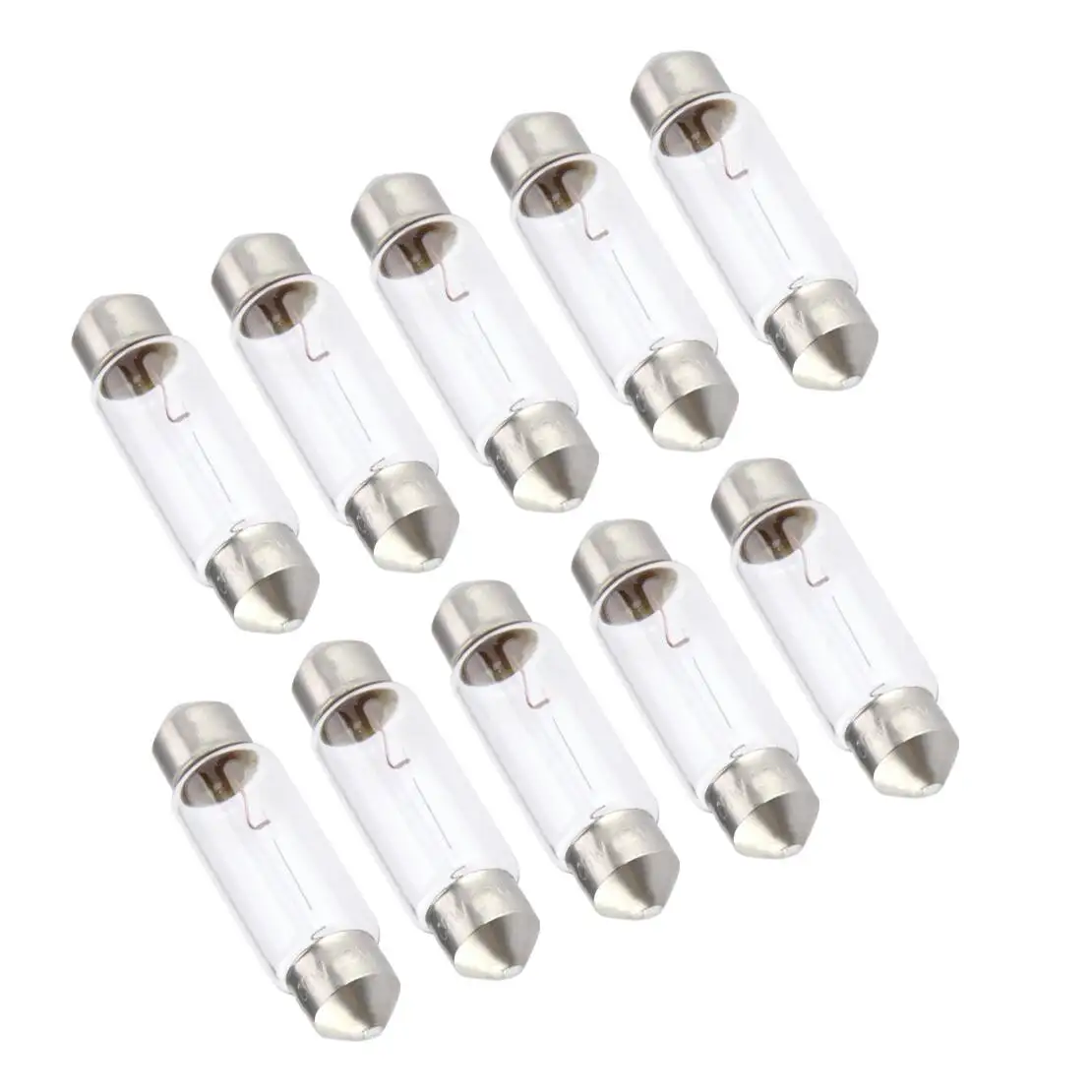 Universal 10Pcs 39mm Car Truck White Dome Map Reading Interior Inner Light Bulb Dash Trunk Brake Lamp Bulbs Kit