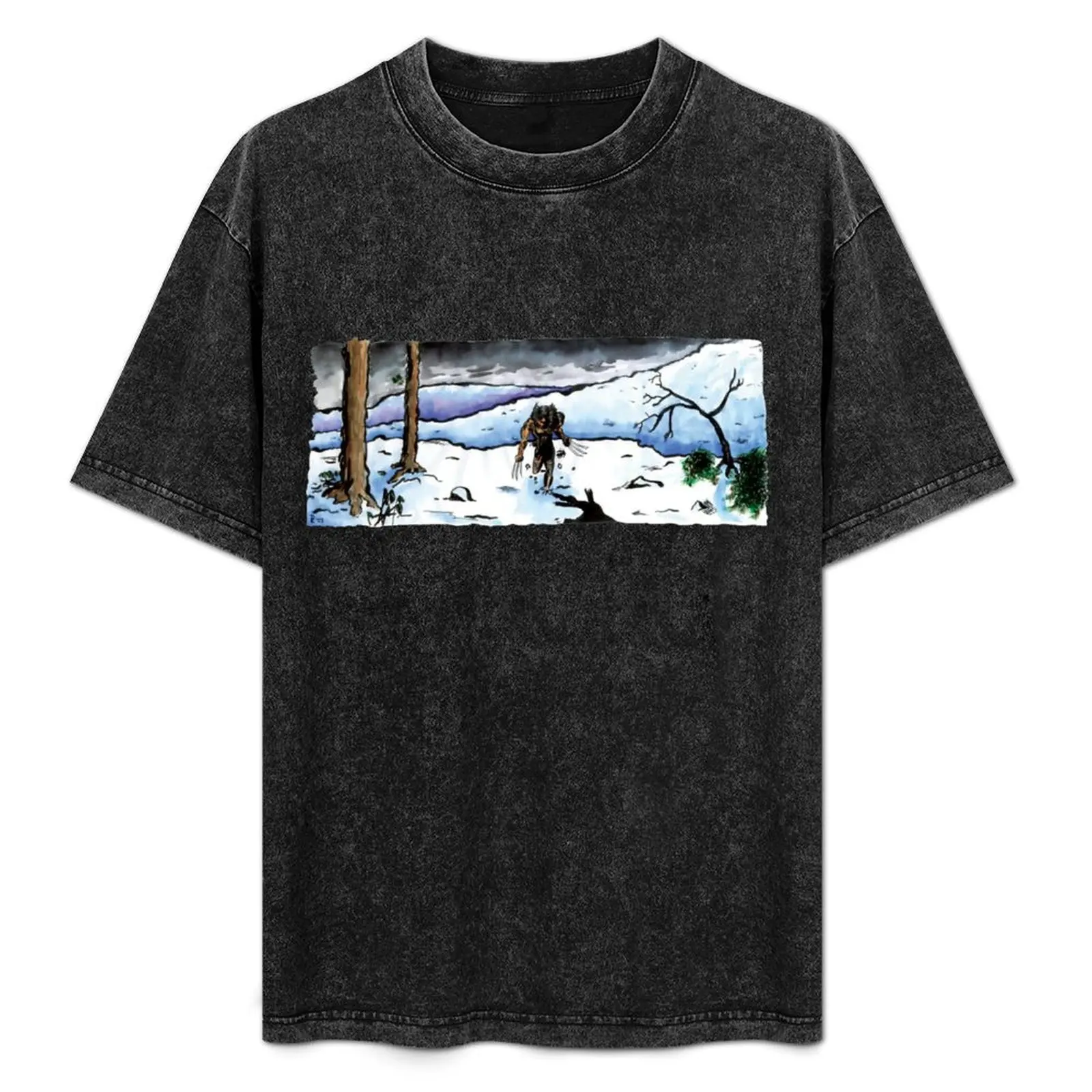 Weapon X escapes T-Shirt sublime cotton graphic tees sports fans anime t shirts slim fit t shirts for men