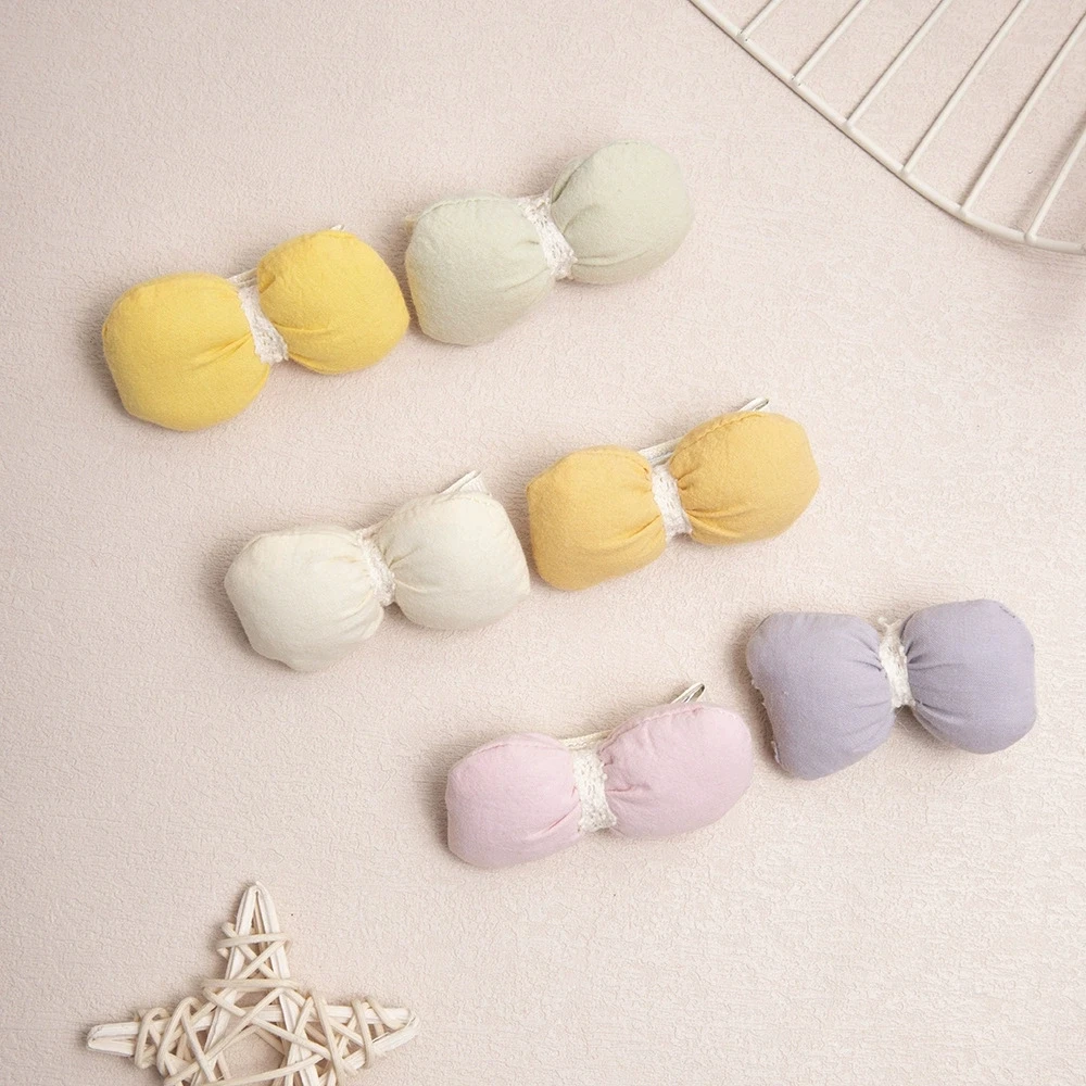 

Baby Bow Hair Clips Girl Cotton Hairpins Children Barrette Candy Shaped Side Clip Kids Hair Accessories Infant Hairclip