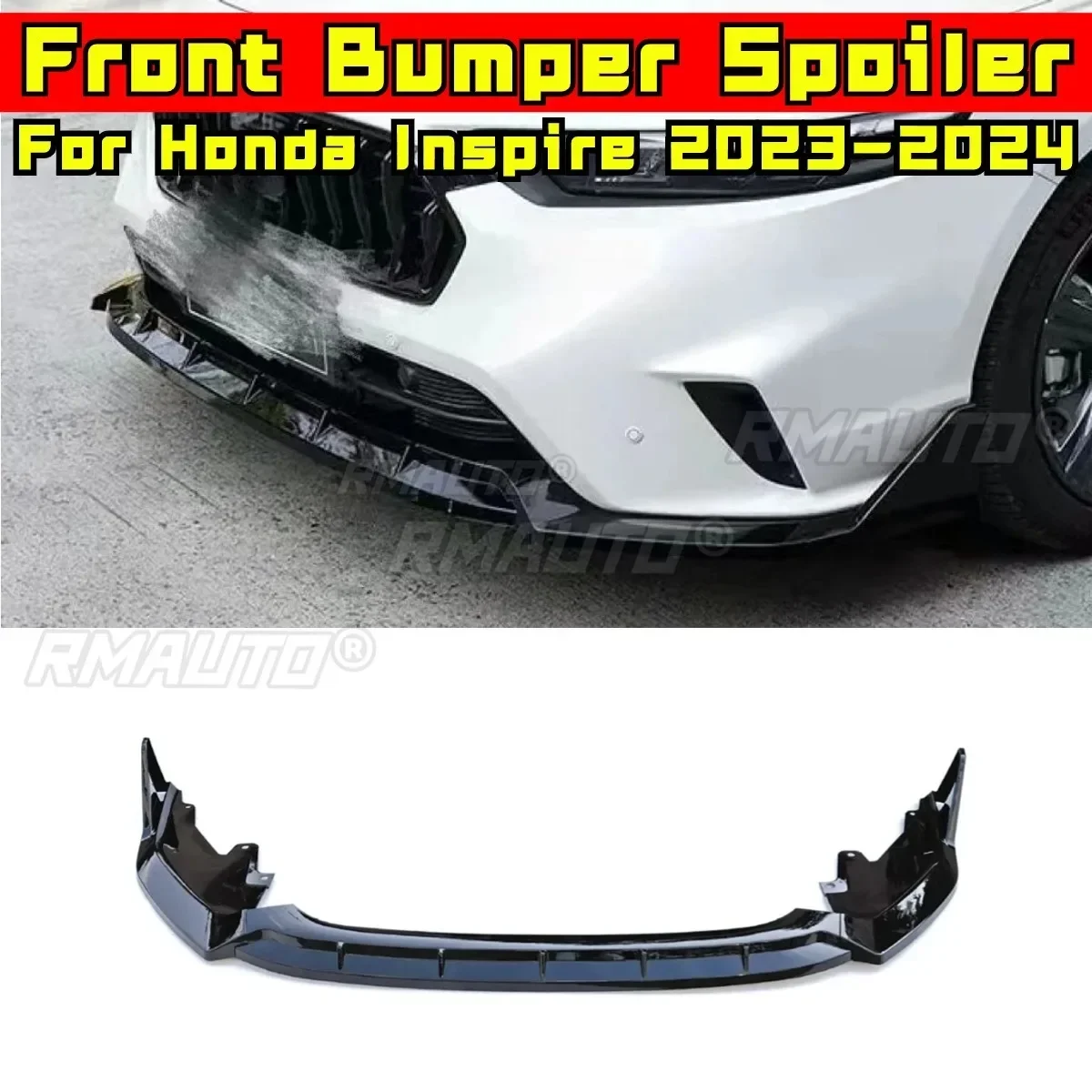 For Honda Inspire 2023-2024 Car Accessories Front Bumper Lip Splitter Diffuser Spoiler Bumper Lip Protector Modification Part