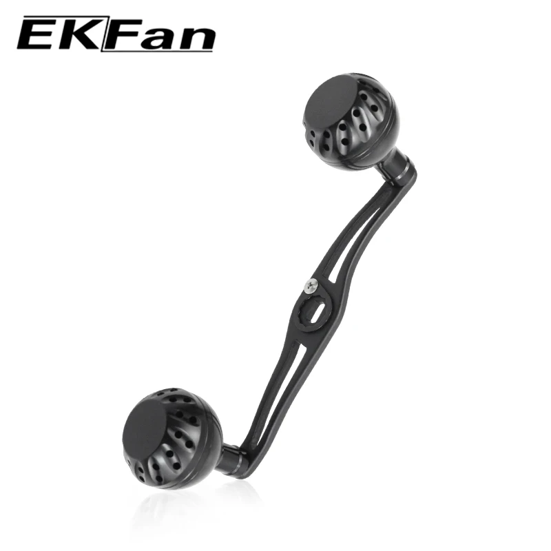 EKFan 120MM Aluminiumlegierung S-förmiger Baitcasting-Angelrollengriff Passend für A/D/S 7*4/8*5mm Loch 30mm Legierungsknopf Köderrollen-Werkzeuge – Detail 9