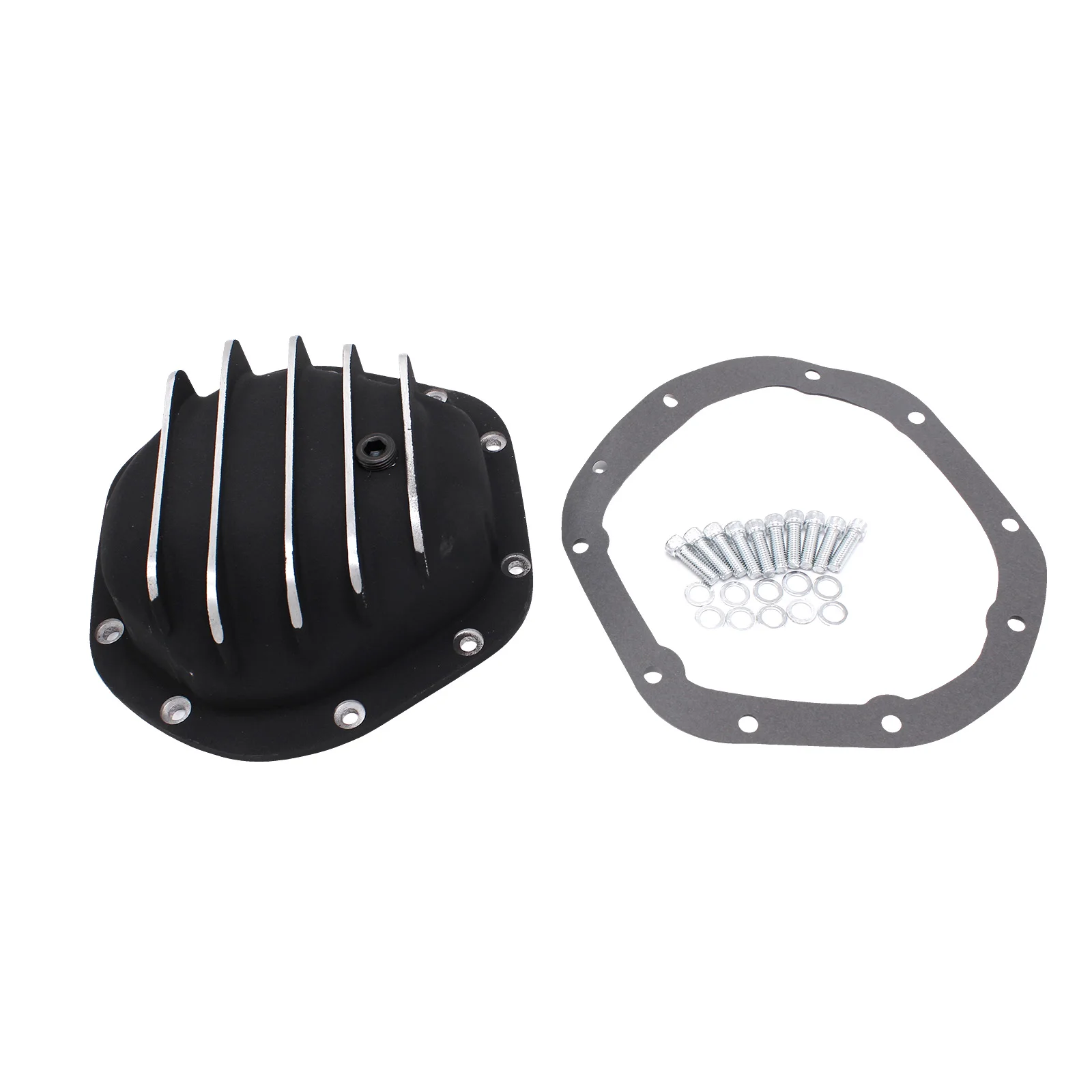 New Front & Rear Differential Cover Kit With 10-Bolt Pattern For Chevy GM Ford F-100 F-150 F-250 Dodge Wagoneer Dana 44