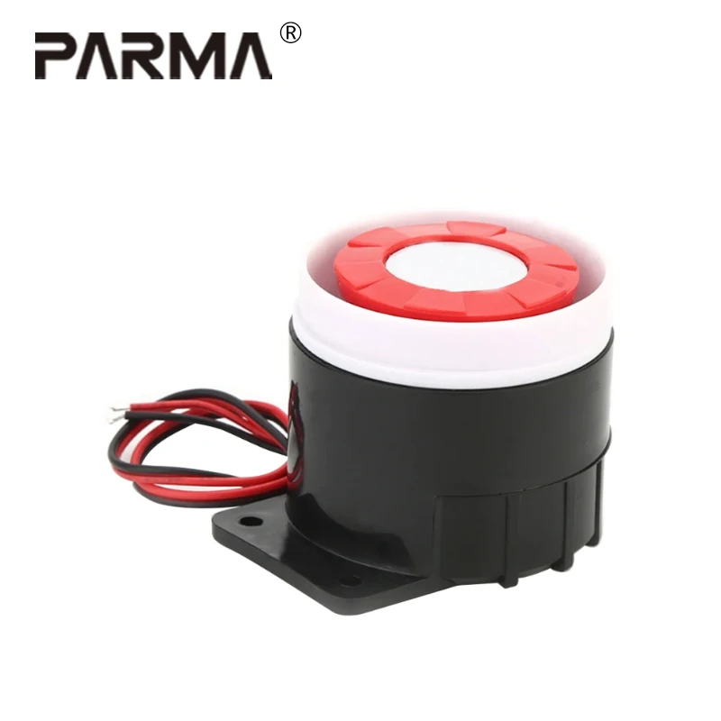 Campainha com luz sem LightBJ-1K 12 24V 220V Alarme de som e luz de alto decibéis Buzina de som ativo de frequência de áudio dupla