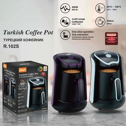 2023 New Semi-automatic Coffee Machine 500ml Portable Heating Insulation Coffee Capsule Multifunctional Cappuccino Coffee Pot