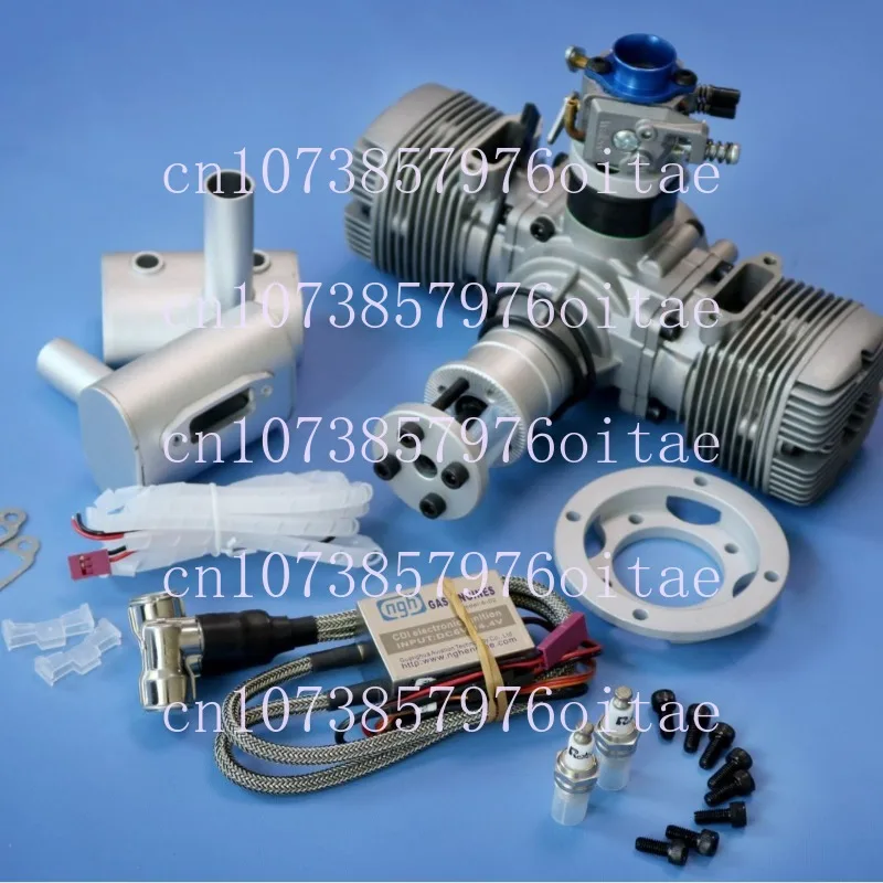 NGH 70CC 2-тактный 2-цилиндровый бензиновый двигатель GTT70 для радиоуправляемого самолета NGH 70CC 2-тактный 2-цилиндровый бензиновый двигатель GTT70 для радиоуправляемого самолета