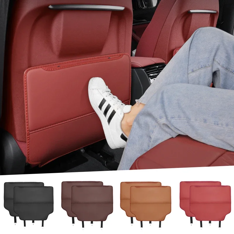 

Leather Car Anti Dirty Pad Seat Back Protector with Organizer Pocket for BMW VW BENZ Changan Chery Chevrolet Audi Honda Toyota