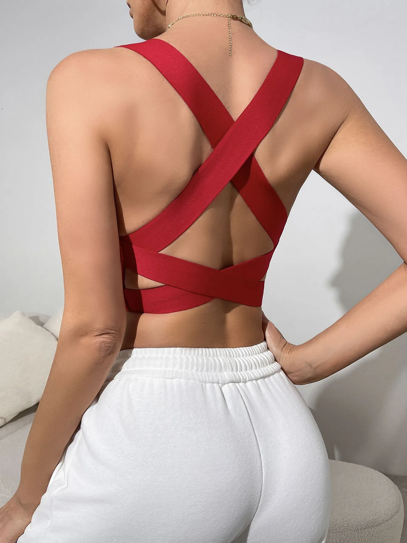 Women Fitness Yoga Crop Top Sports Bra Push Up Underwear Fitness Brassiere Bras Athletic Vest Shirt Sport Running Sportswear