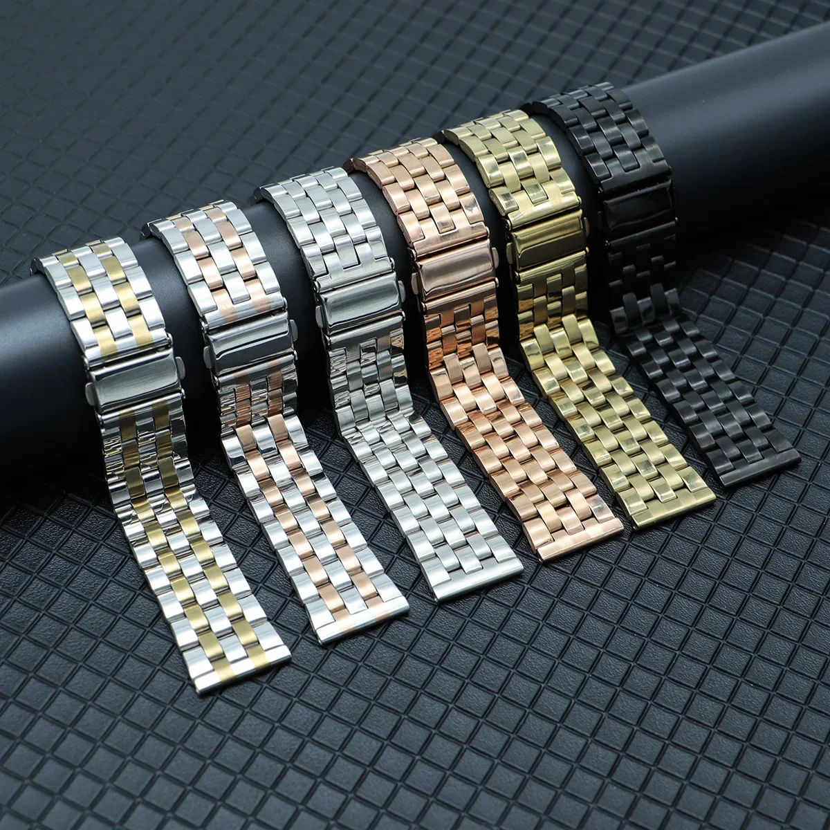 20 22mm Stainless Steel Band for Samsung Galaxy Watch 7 6 5 4 40/44mm 6Classic 43/47mm Metal Bracelet for Huawei GT4 3Pro Strap image 5