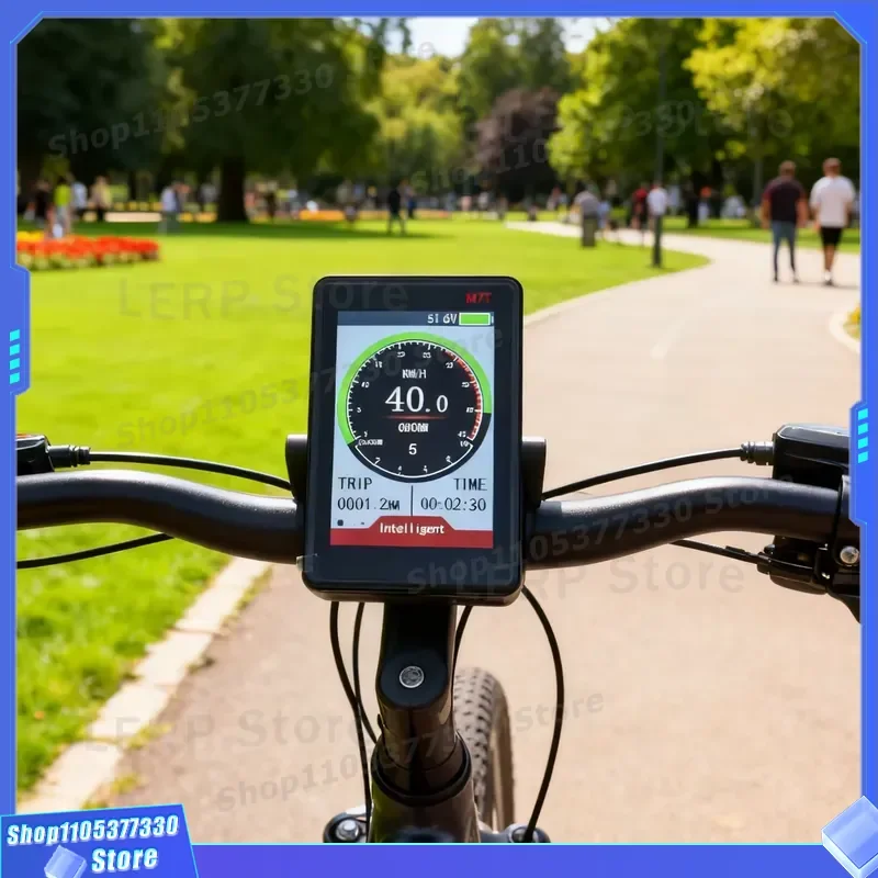 M7T Wired Digital Cycling Computer Waterproof Color LCD Display Speedometer Odometer Alarm Function for Road Bike Trip