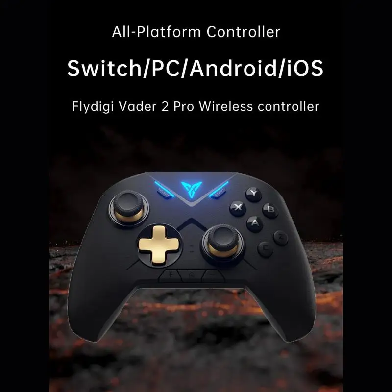 New Fly digi Vader 2 Pro Wireless Game Controller Somatosensory Gamepad 6-Axis Motion Sensor with Dual Vibration RGB Light