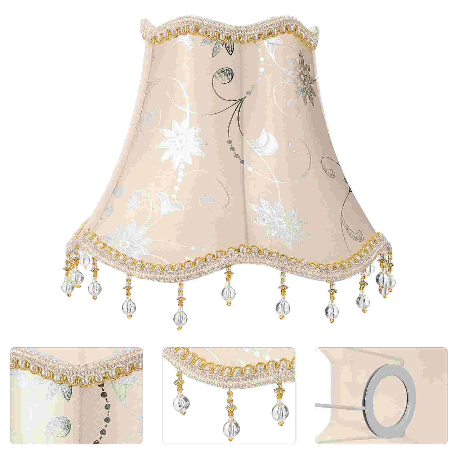 

Light Bulbs European Lampshade Lampshades for Bedside Flowers Supply Covers Wall Floor Baby