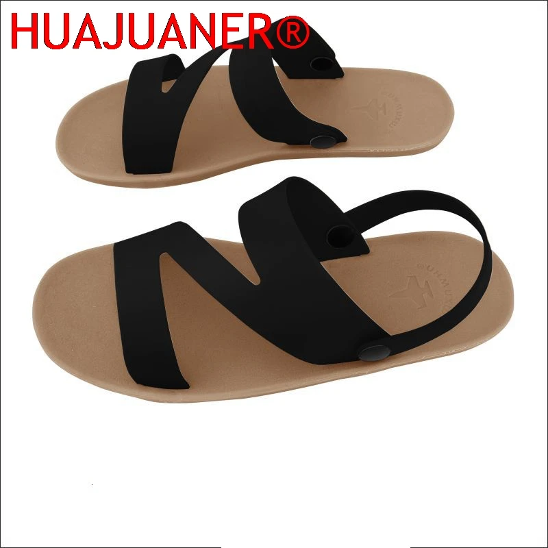 2026 Sandals for Men Soft Tires Rubber Flip Flops Summer Fashion Breathable Casual Shoes Men