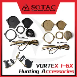 SOTAC Tactical VORTEX 1-6X Tube RifleScope Lens Cover With REAR CAP Nylon Cap Protector Red Dot Sight Accessories