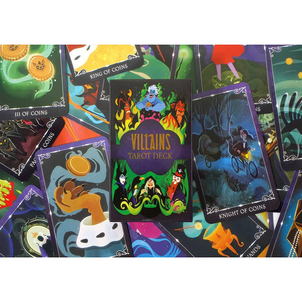 The Villians Tarot Cards Deck Christmas Oracle Deck English Visions Divination Edition Borad Playing Games Party Astrology Cards