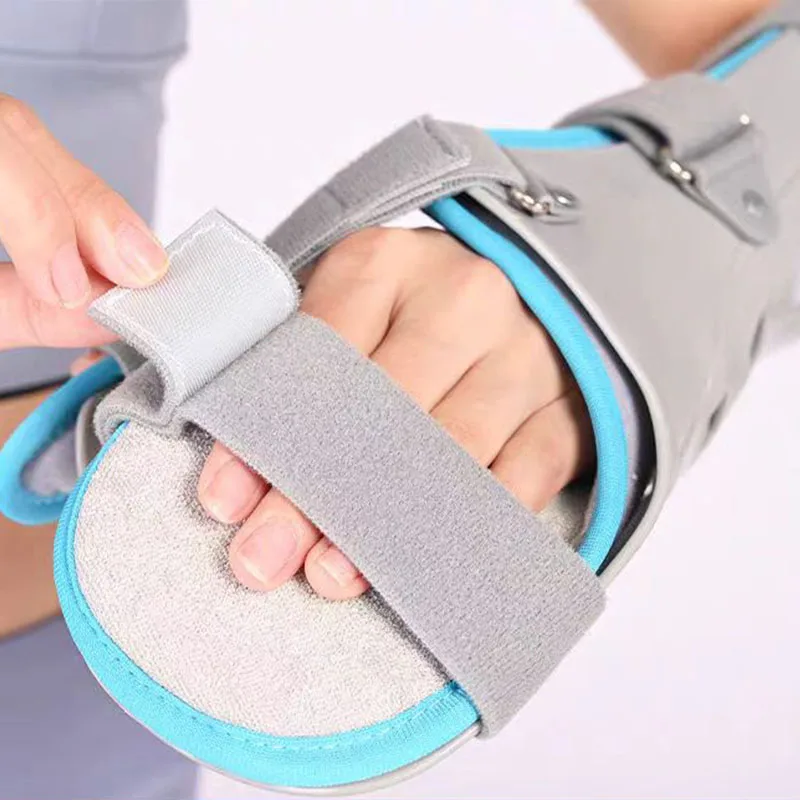 Wrist Support Brace Adjustable Hand Fracture Fixed Strap Sprain Carpal Tunnel Splint Posture Corrector Bandage Joint Pain Relief