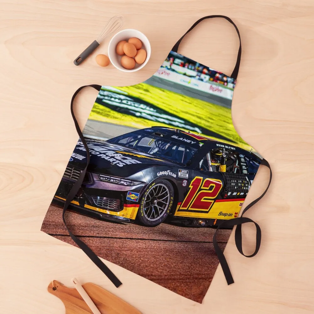 

Ryan Blaney racing his 2024 Nascar Cup Car abstract Apron christmas decoration waterproof for women For Girl For Men Apron