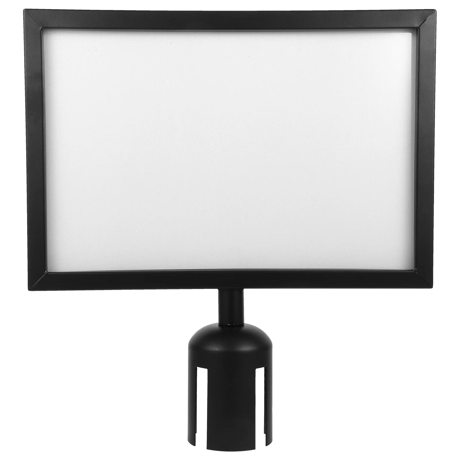 

Queue Column Sign Stanchion Top Welcome Stanchions Safety Framed Poster Stand Store Holders Rack