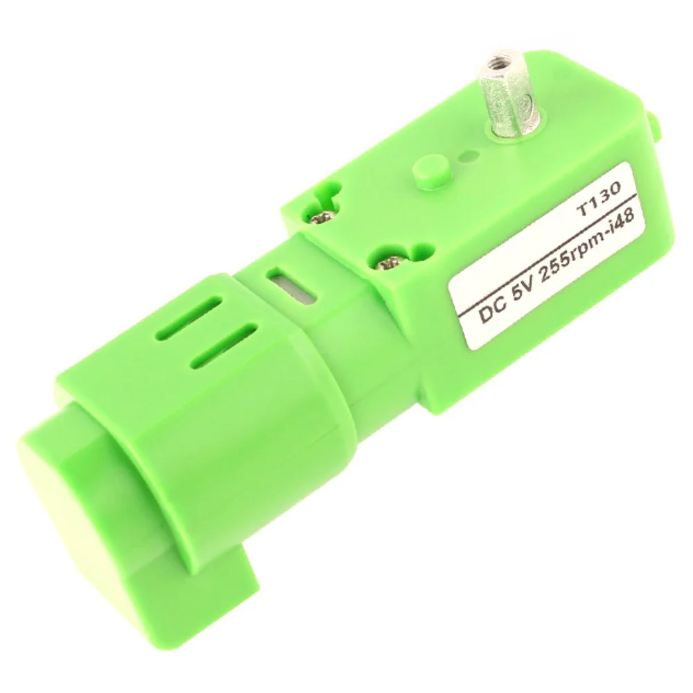 T130 TT Hall Encoder Motor DC 5V 135 255 RPM Micro Metal Forward Backward Gearbox Smart Car Robot Gear Reduction Motor Reducer